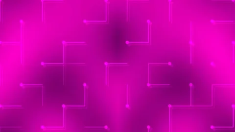 Green Tech Circuit Board Pattern Animation Stock Footage 331344253