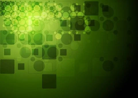Green tech geometry background Green tech geometry background. Vector desi... Stock Photos