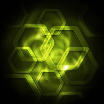 Green tech glowing background Green tech glowing abstract background with ... Foto stock
