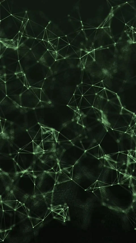 Green tech mesh Video stock 317405106