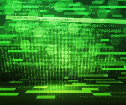 Green tech stage background Stock Illustration