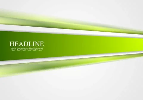 Green tech stripes blurred abstract design Illustrazione stock