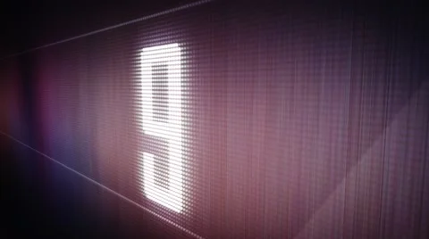 A green techno countdown from 10 to 0 Stock Footage 63264172