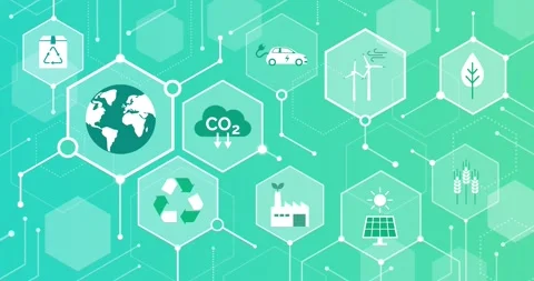Green technology and sustainable development Stock Footage 171001165