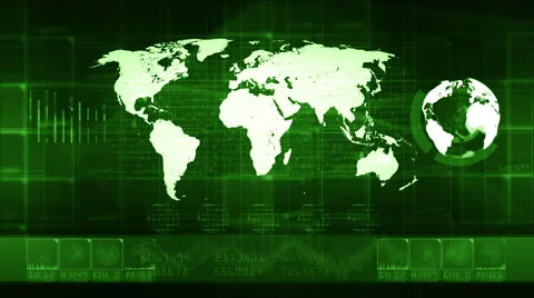 Green technology background LOOP Stock-Footage 45409812