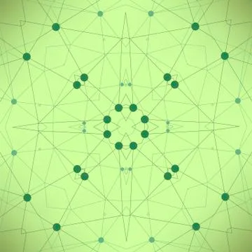 Green Technology Background with Particle イラスト素材