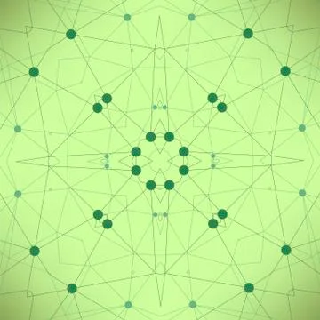 Green Technology Background with Particle イラスト素材