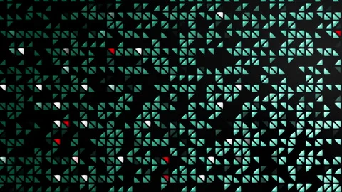 Green technology on black background. Cyber computer technology. Digital looped Stock Footage 307220366