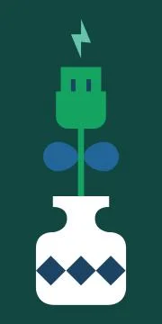 Green Technology Concept Stock Illustration