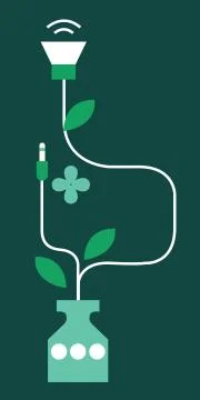 Green Technology Concept Stock Illustration