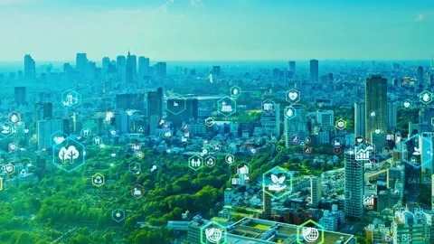 Green technology. Environmental technology concept. Sustainable development goal Stock Footage 148184347