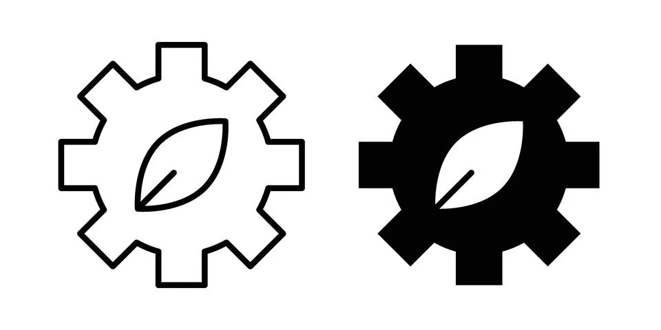 Green technology icon vector, illustration icon set イラスト素材