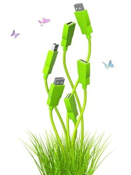 Green technology Stock Illustration