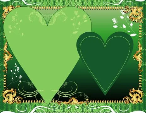 Green Template Stock Illustration