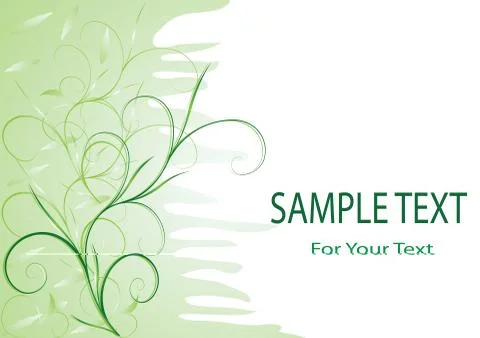 Green tenderness Stock Illustration