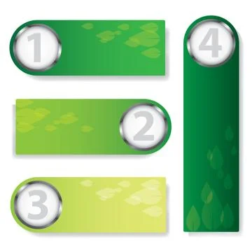 Green text box Stock Illustration