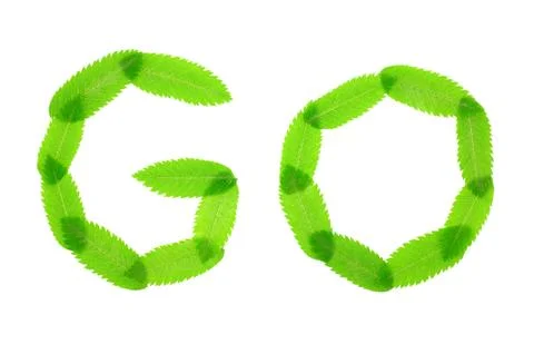 Green text Stock Photos