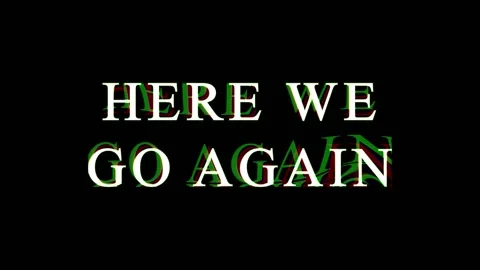 Green Text Repeating Phrase Against Black Background Cinematic Motion Video stock 344296507