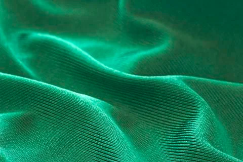 Green textile background Stock Photos