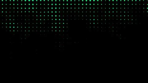 Green texture . Hypnosis halftone psychedelic art . Graphic trendy syntwave b Stock Illustration