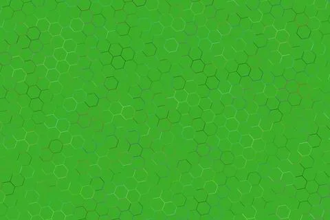 Green textured background with hexagon pattern design イラスト素材