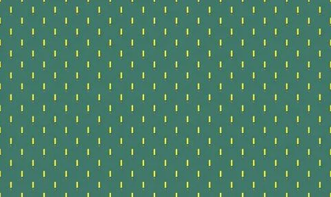 Green textured background with yellow dashed lines pattern Stock Illustration