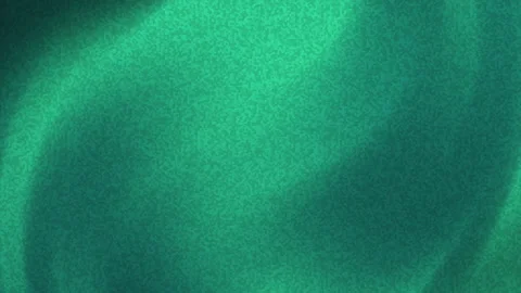Green textured fabric with wavy shadows and grainy surface Video stock 336326180