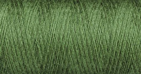 Green Thread Texture with Weave for Innovative Textile Designs Stock Photos