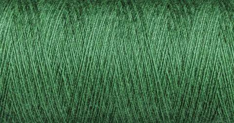 Green Thread Texture with Weave for Versatile Design Projects 库存照片