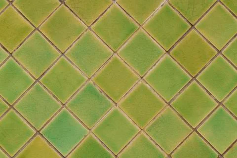 Green tile for pattern and background Stock Photos