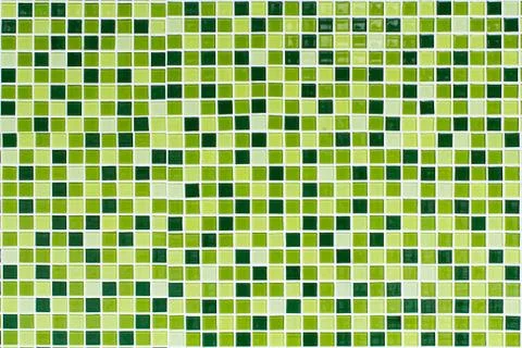 Green tile wall Stock Photos