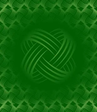 Green Tileable Wallpaper Stock Illustration