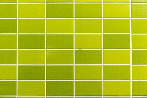 Green tiled background Foto stock