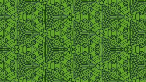 Green tiles with triangular shapes scrolling down - live wallpaper Stock Footage 135078887