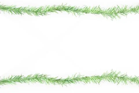 Green tinsel frame Фото