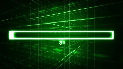 Green title loading animation background Stock Footage 117587702