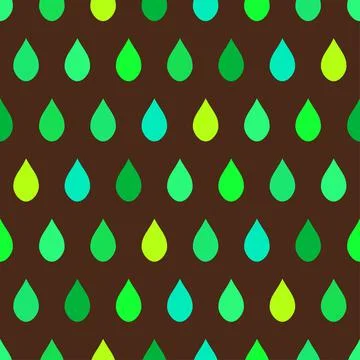 Green Tone Rain Brown Background Stock Illustration