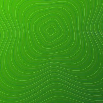 Green topographic map background with abstract contour lines for geography .. Stock Illustration