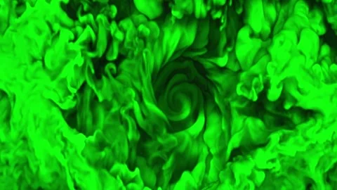 Green tornado swirl loop effect Stock Footage 261800463