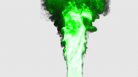 Green tornado swirl loop effect Stock Footage 261802503