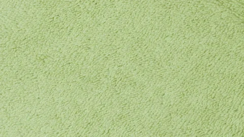 Green Towel Macro Rotate Stock-Footage 134580455