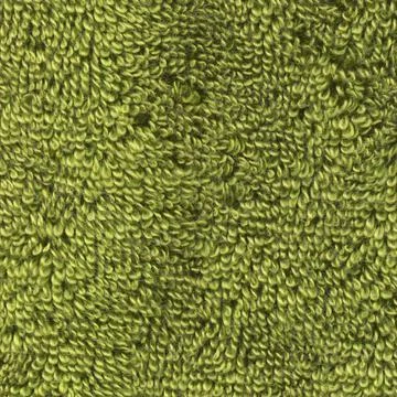 Green towel textural surface Stock Photos
