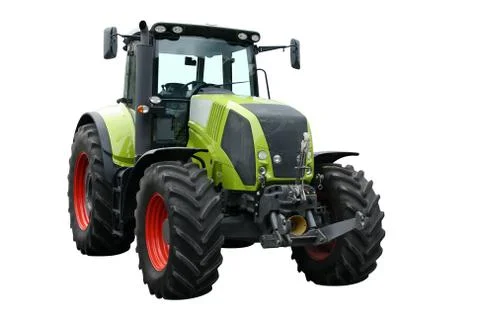 Green tractor Stock Photos