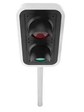 Green traffic light Stock Illustration