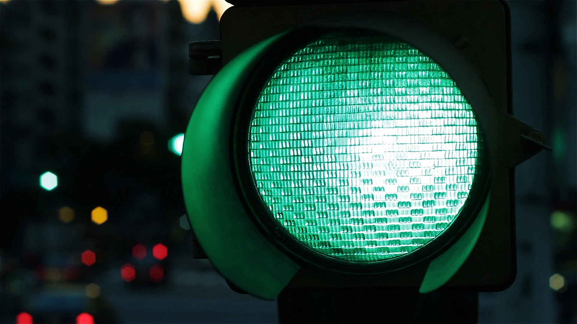 Green Traffic Light Night Green Light GO Bombay Interchange Traffic Green Traffic Light Night Green Light GO Bombay Interchange Traffic