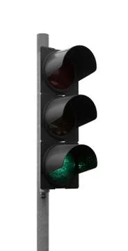 Green traffic light Stock-Fotos
