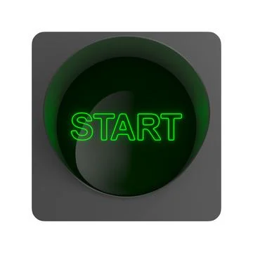 Green traffic light on white background. Isolated 3D illustration Stock Illustration