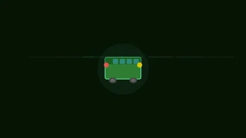 Green Train Transport Animation Green Stock Footage 342621116