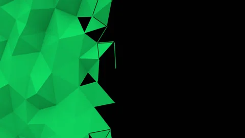 Green transition with alpha channel Stock Footage 103353267