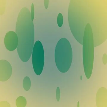 Green Translucent Oval Pattern Abstract Background Stock Illustration